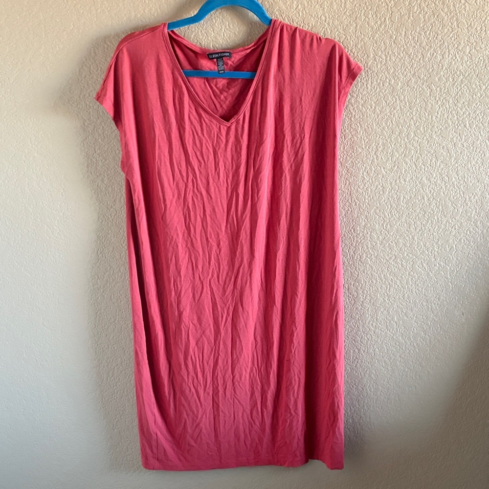 Eileen Fisher Vibrant Red Dress